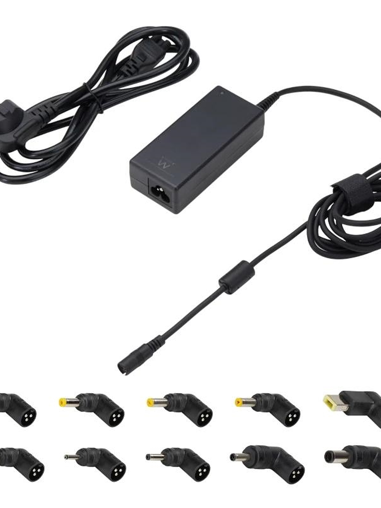 EWENT Cargador Auto. Univer Notebook 65W 10 Puntas 1