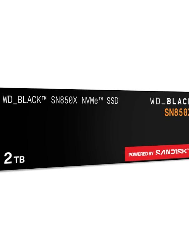 WD Black SN850X WDS200T2X0E SSD 2TB PCIe Gen4 NVMe 2