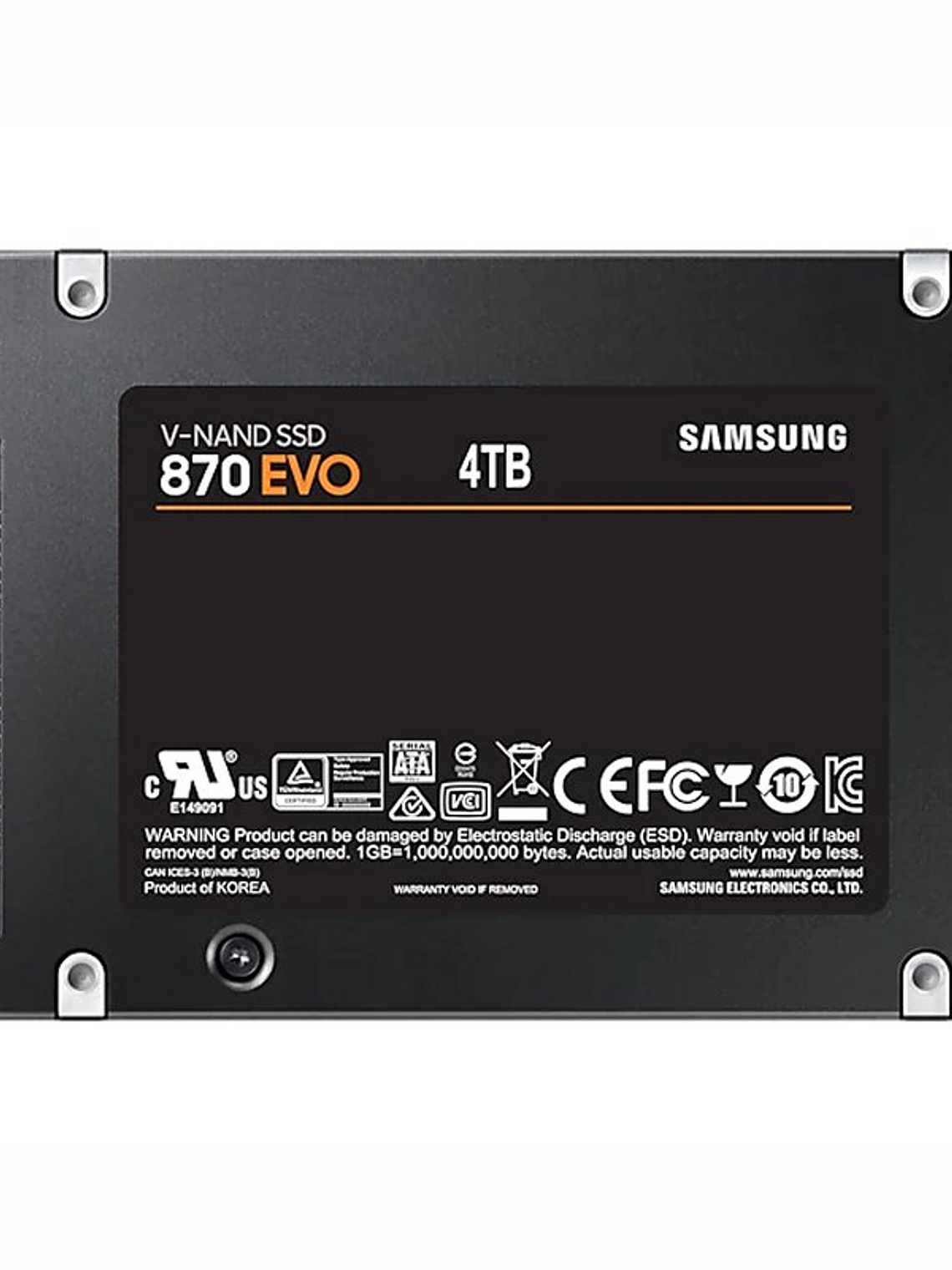 Samsung 870 Evo SSD 4TB 2.5