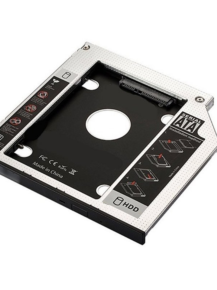 EWENT ADAP.HDD/SSD SATA PARA UNIDAD ÓPTICA 9.5mm 1