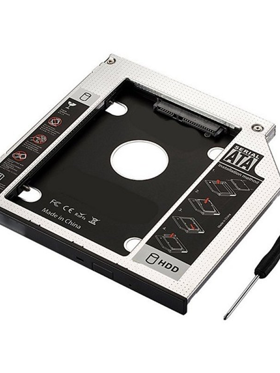 EWENT ADAP.HDD/SSD SATA PARA UNIDAD ÓPTICA 9.5mm 3