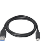 Nanocable Cable USB 3.1 Gen2 10Gbps3A USB-C/M-A/M - Miniatura 1