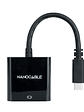 Nanocable Conversor USB-C/M a HDMI/H Negro 15cm - Miniatura 1
