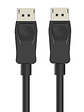 Ewent Cable Displayport 4k @ 60hZ, A/A AWG28, 2mt - Miniatura 1