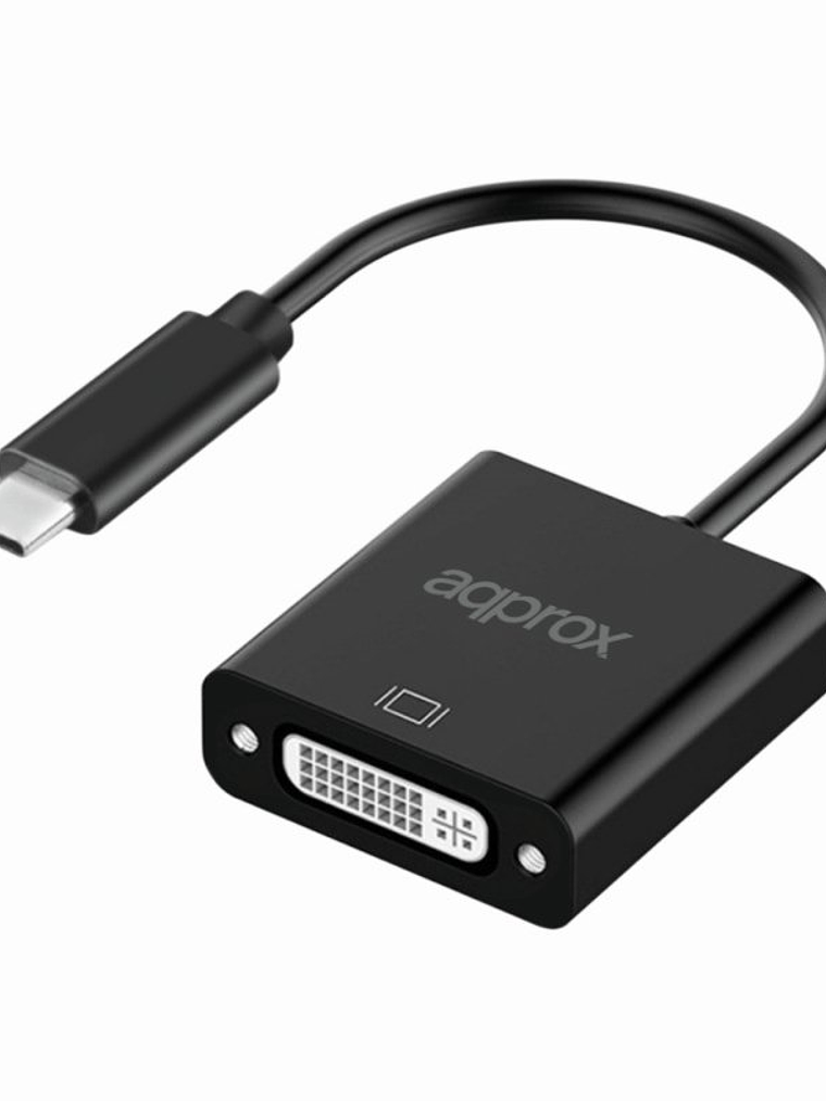APPROX Adaptador USB Tipo-C a DVI 1