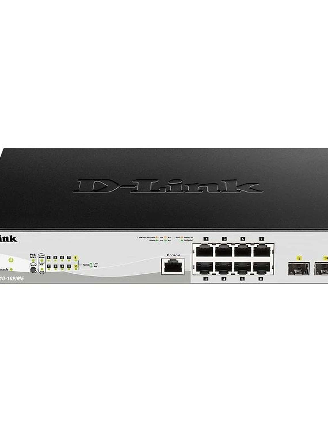 D-Link DGS-1210-10P/ME/E 10xGb PoE+ Switch 2xC 1