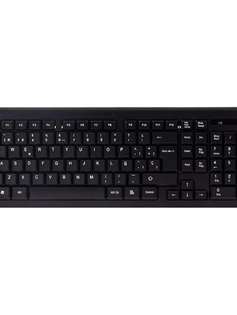 Nilox Teclado+raton NXKMWE0001 inalambrico Negro 3