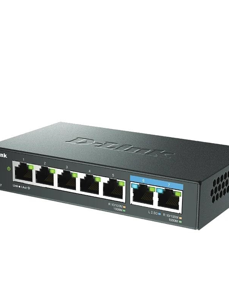 D-Link DMS-107 7xMGb Unmanaged Switch 1
