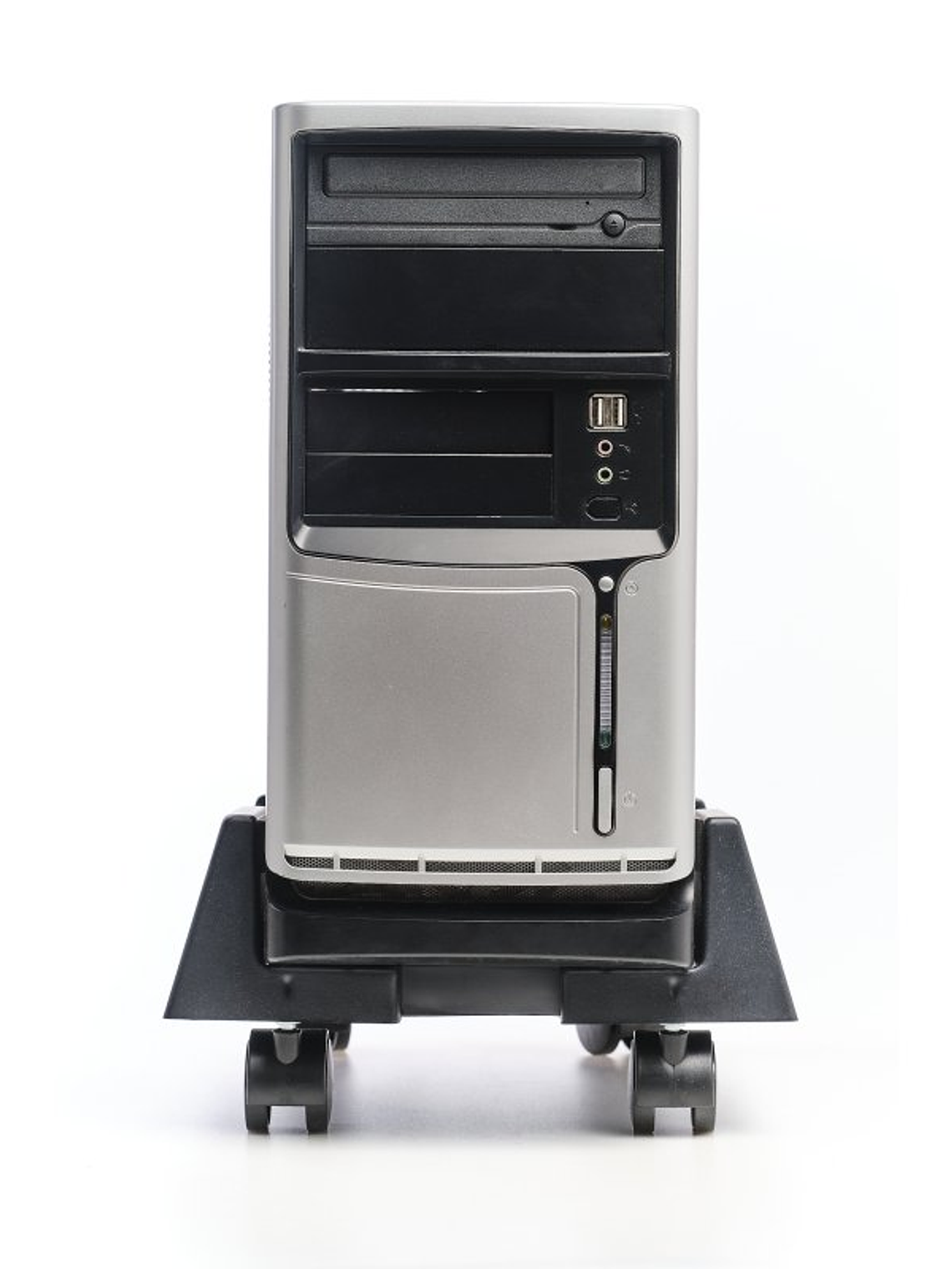 iggual SOP1 Soporte CPU ajustable con ruedas 3