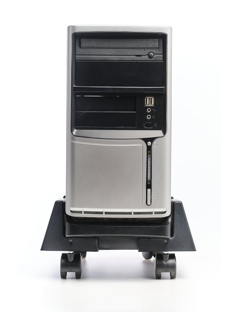 iggual SOP1 Soporte CPU ajustable con ruedas 3