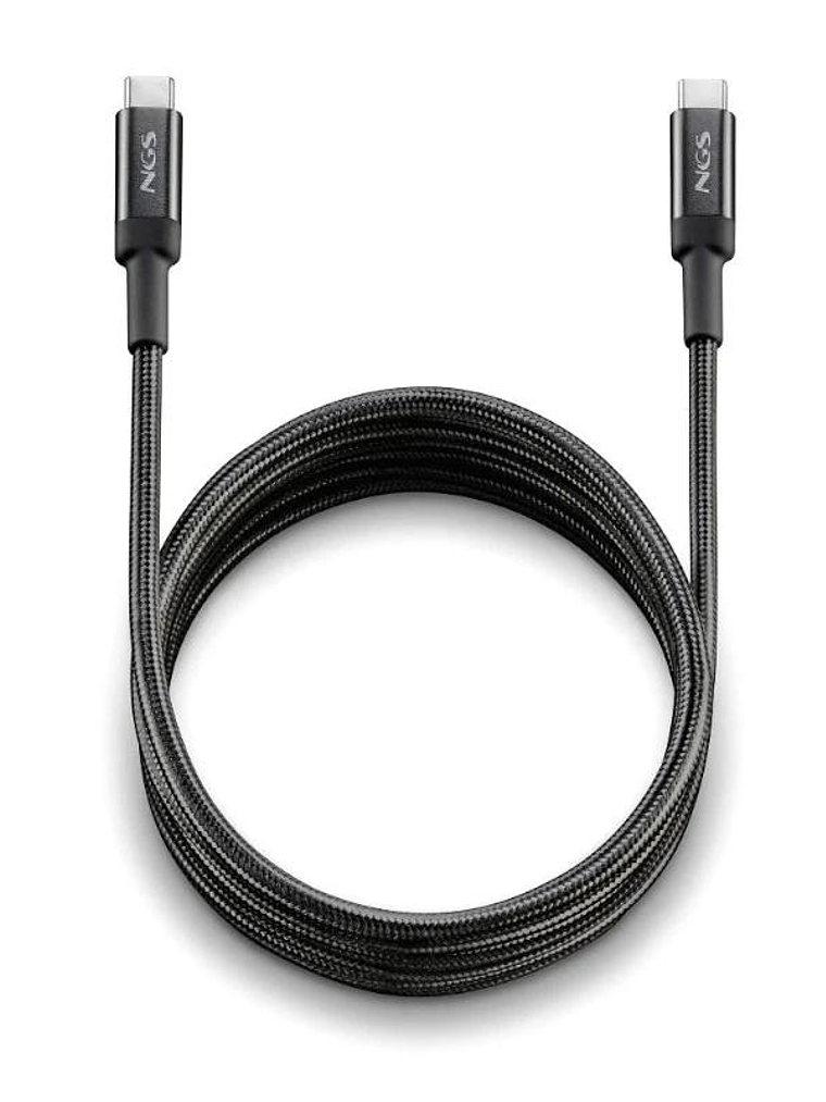NGS Cable carga rapida USB C A USB C 100w 3M 1