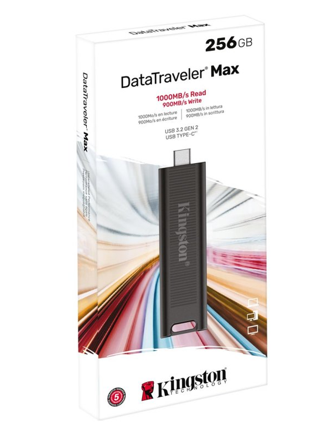 Kingston DataTraveler MAX 256GB USB-C 3.2 Gen2 3
