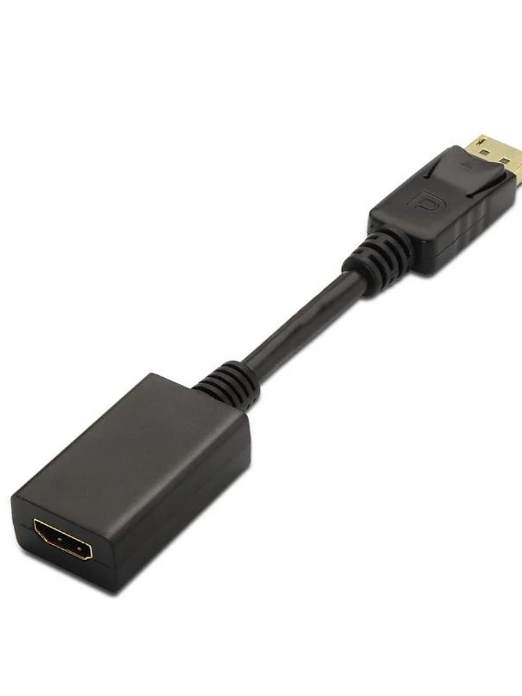 Aisens Conversor DISPLAYPORT/M-HDMI A/H negro 15cm 2