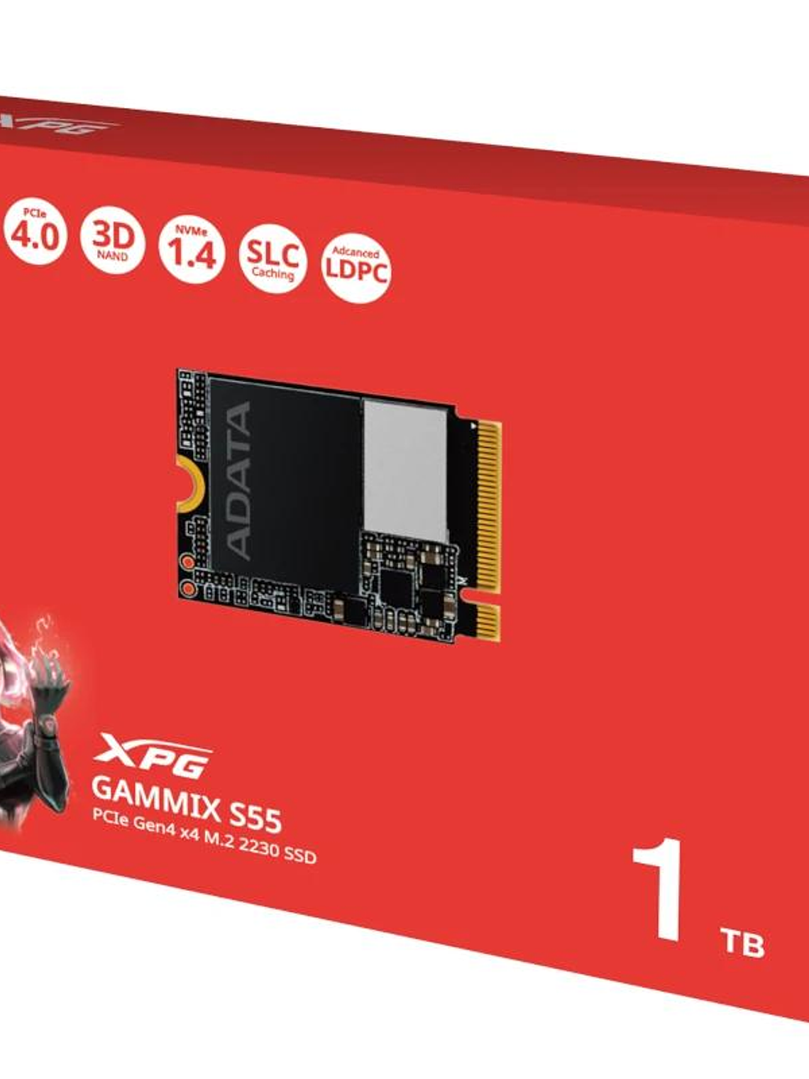 ADATA XPG SSD GAMMIX S55 1Tb Gen4x4 M.2 2230 3