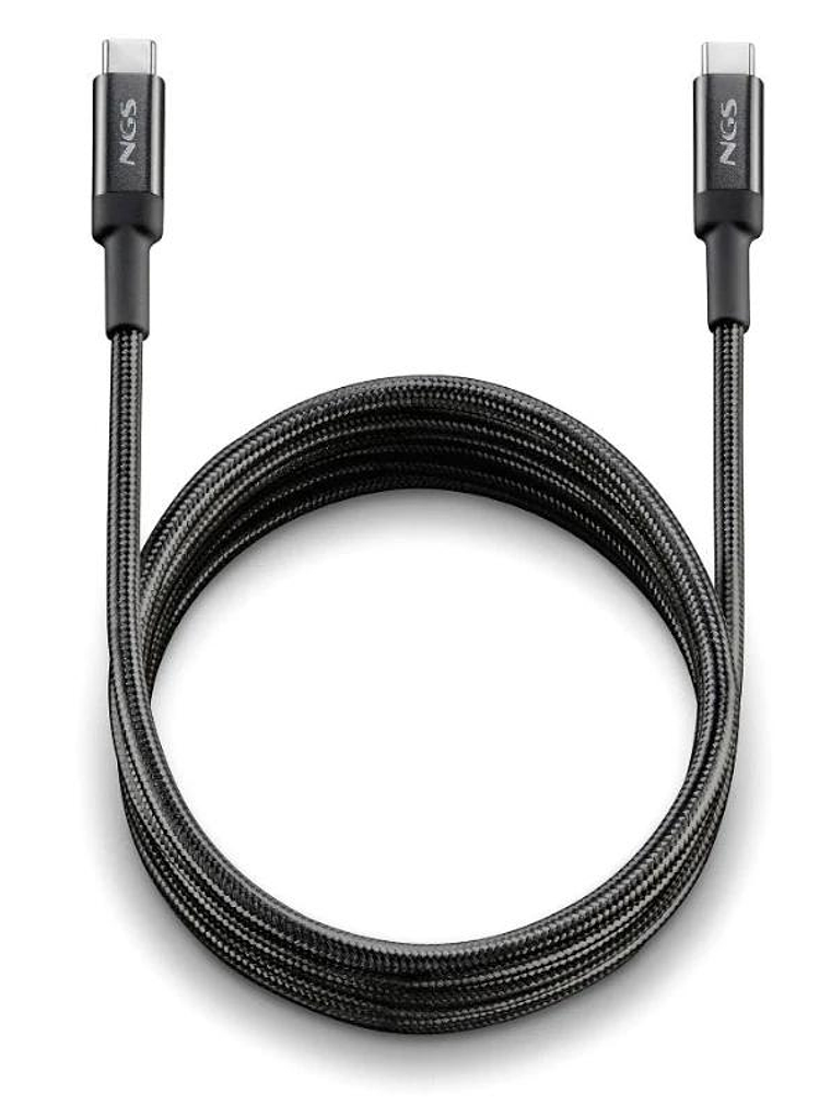 NGS Cable carga rapida USB C A USB C 100w 3M 1