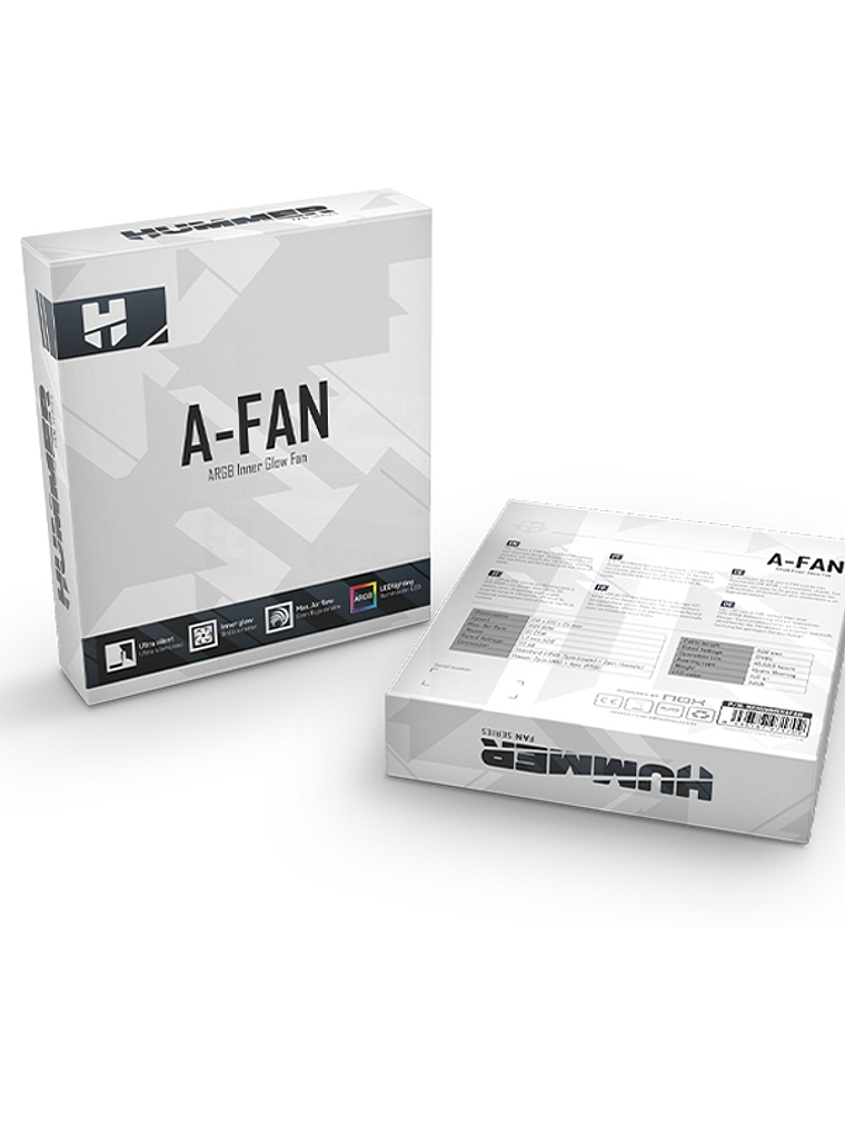 NOX HUMMER A-FAN Ventilador ARGB INNER GLOW FAN 4