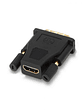 Aisens Adaptador DVI 24+1/M a HDMI A/H oro negro - Miniatura 2