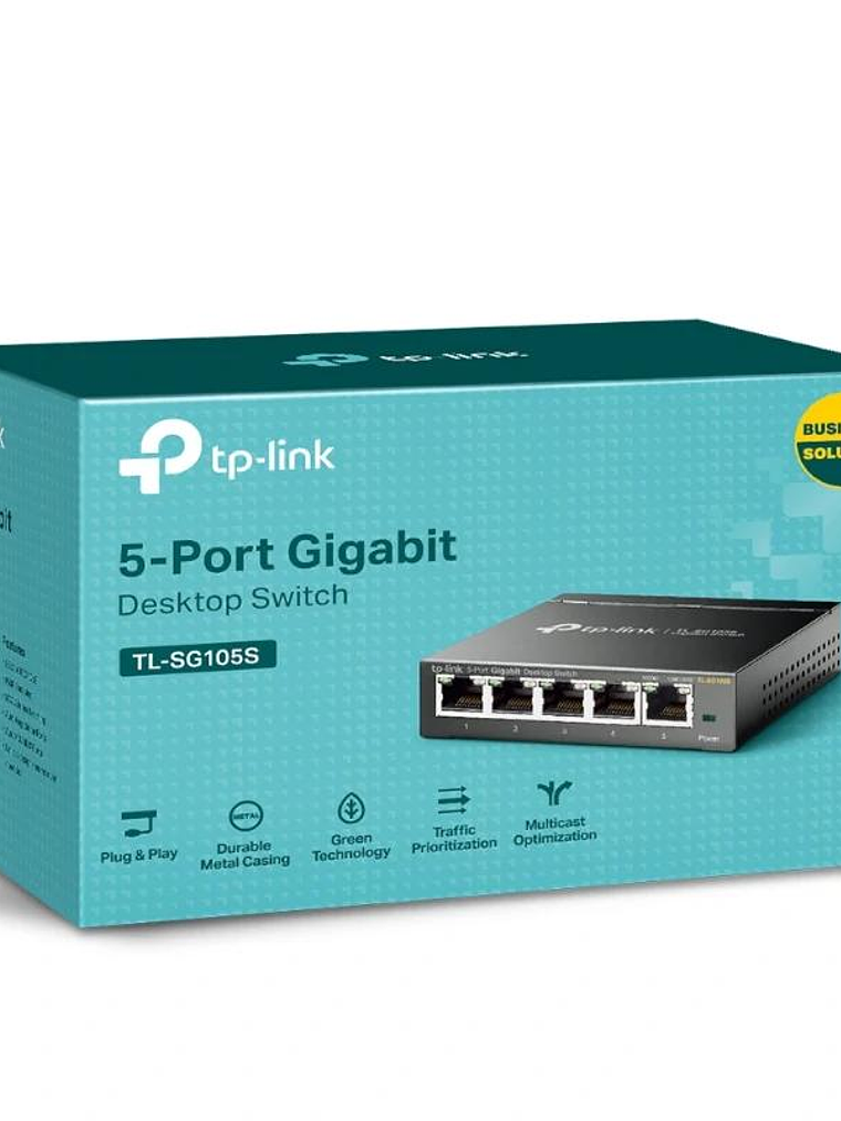 TP-Link TL-SG105S Switch 5xGB RJ45 Metal 4