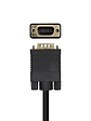 Aisens Conversor DP/M-VGA/M negro 2.0m - Miniatura 2