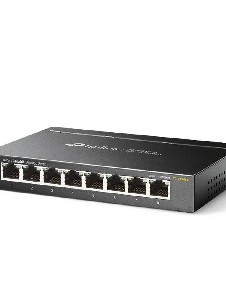 TP-Link TL-SG108S Switch 8xGB RJ45 Metal 1
