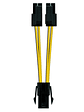 Nanocable Cable Alimentación 4PIN/H-4+4PIN/M, 15 c - Miniatura 1