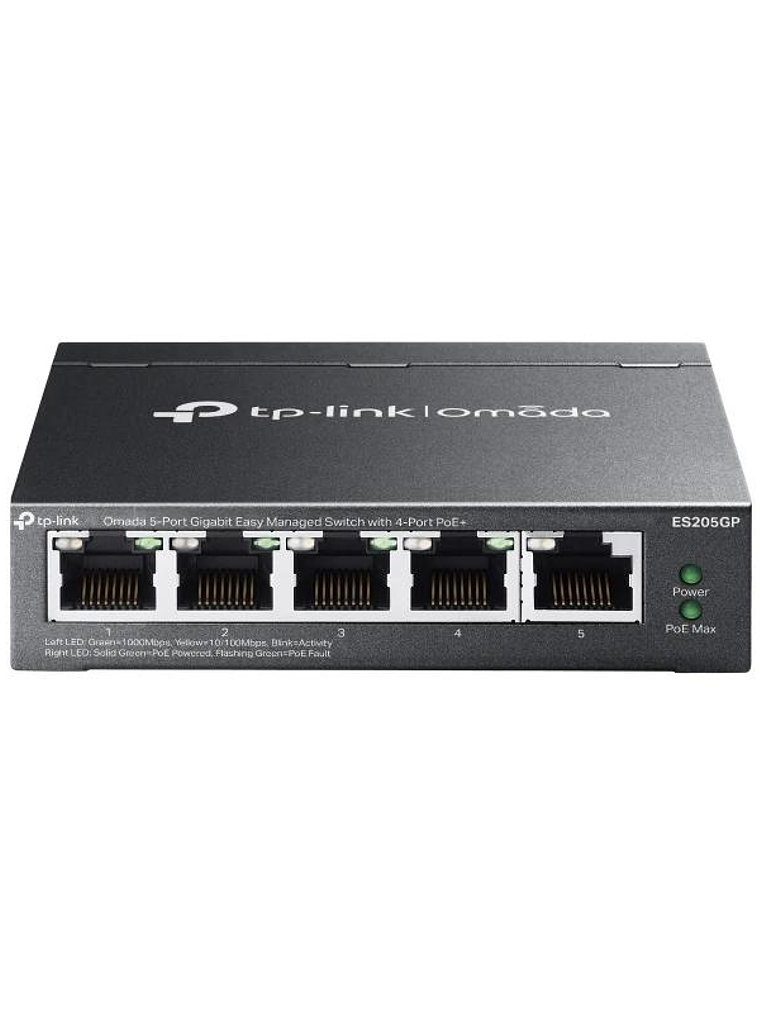 TP-Link ES205GP Switch 4xGb PoE+ 1xGb 65W Desktop 2