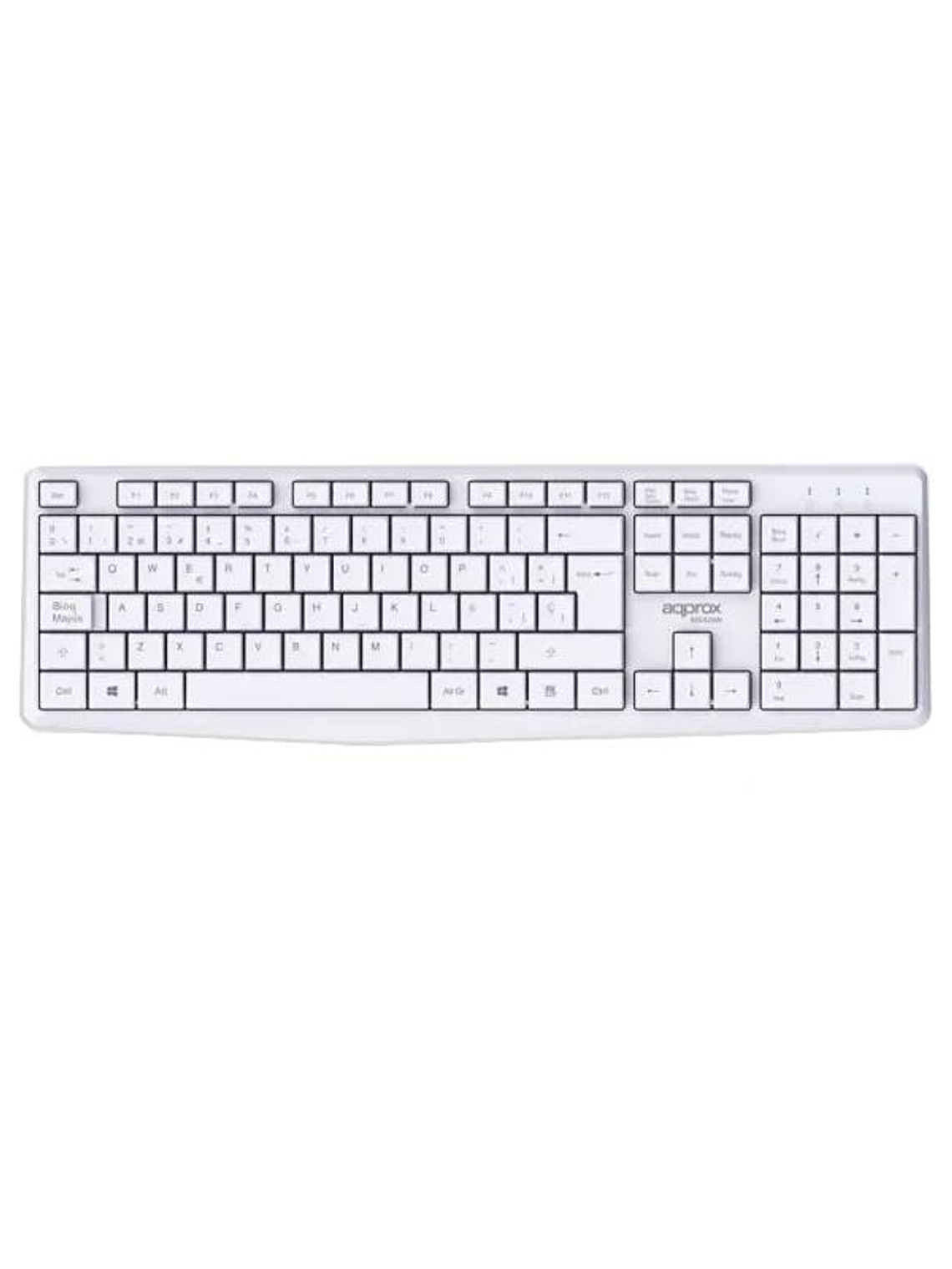 APPROX Teclado+raton inalamb X420W 1000DPI Blanco 3