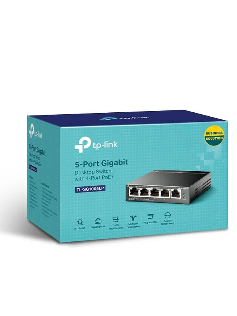 TP-Link TL-SG1005LP Switch 5xGb (4xPoE+) 3