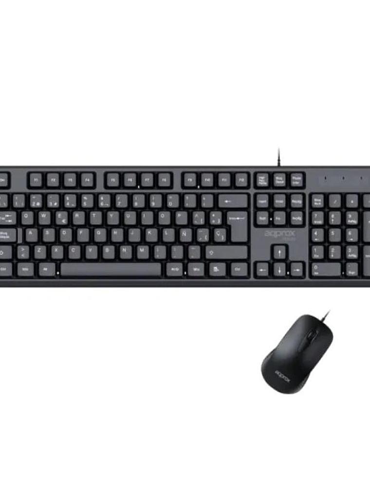 APPROX Teclado+Raton MX245 USB 2.0 1