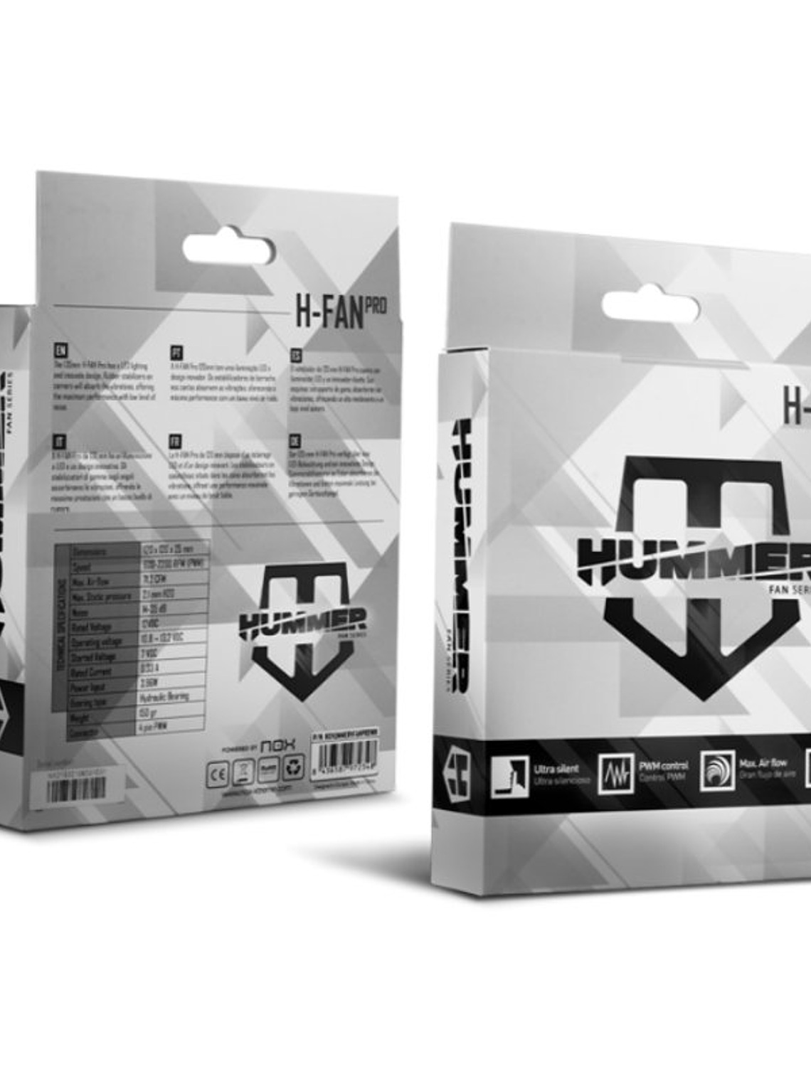 NOX Ventilador Hummer H-FAN PRO 120 mm PWM 4