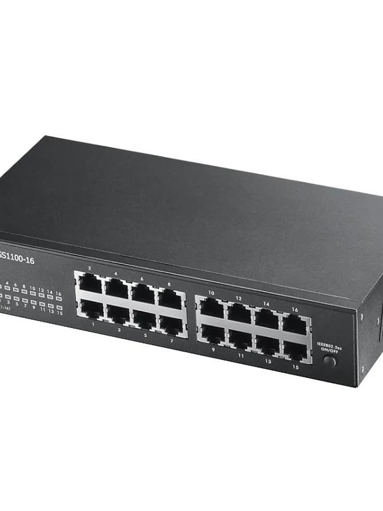 Zyxel GS1100-16 v3 Switch 16xGbE no gest Desk/Rack 3