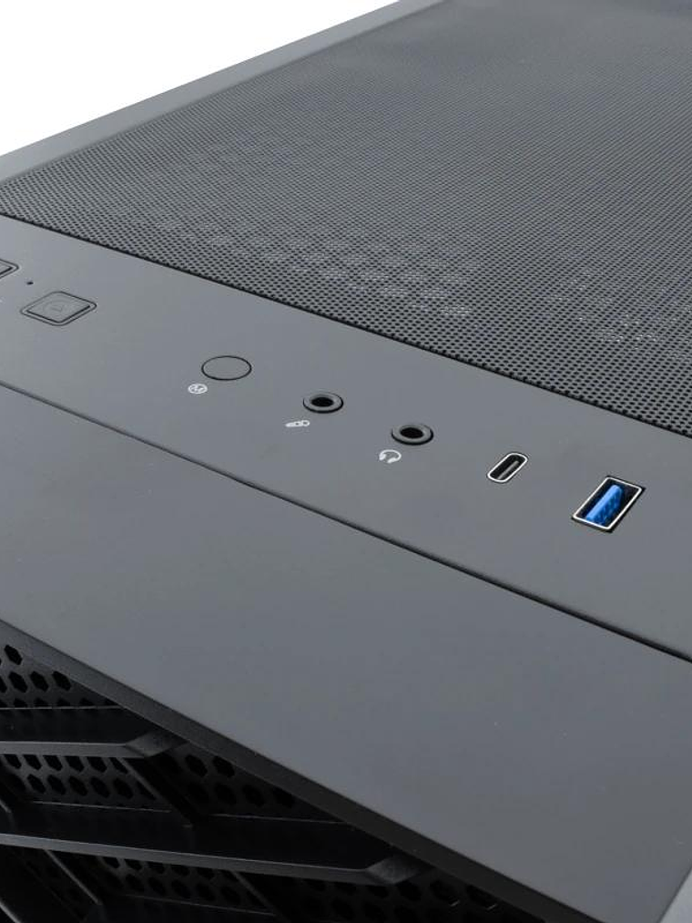 Coolbox Caja Gaming ATX GA300 GRIDLINE Black 2