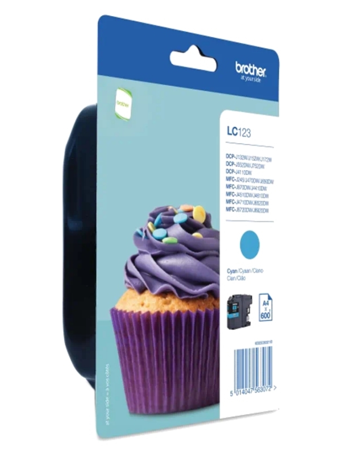 Brother Cartucho LC123CBP Cian Blister 1