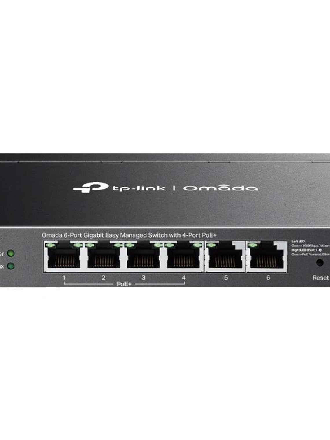 TP-Link ES206GP Switch 4xGb PoE+ 2xGb 65W Desktop 1