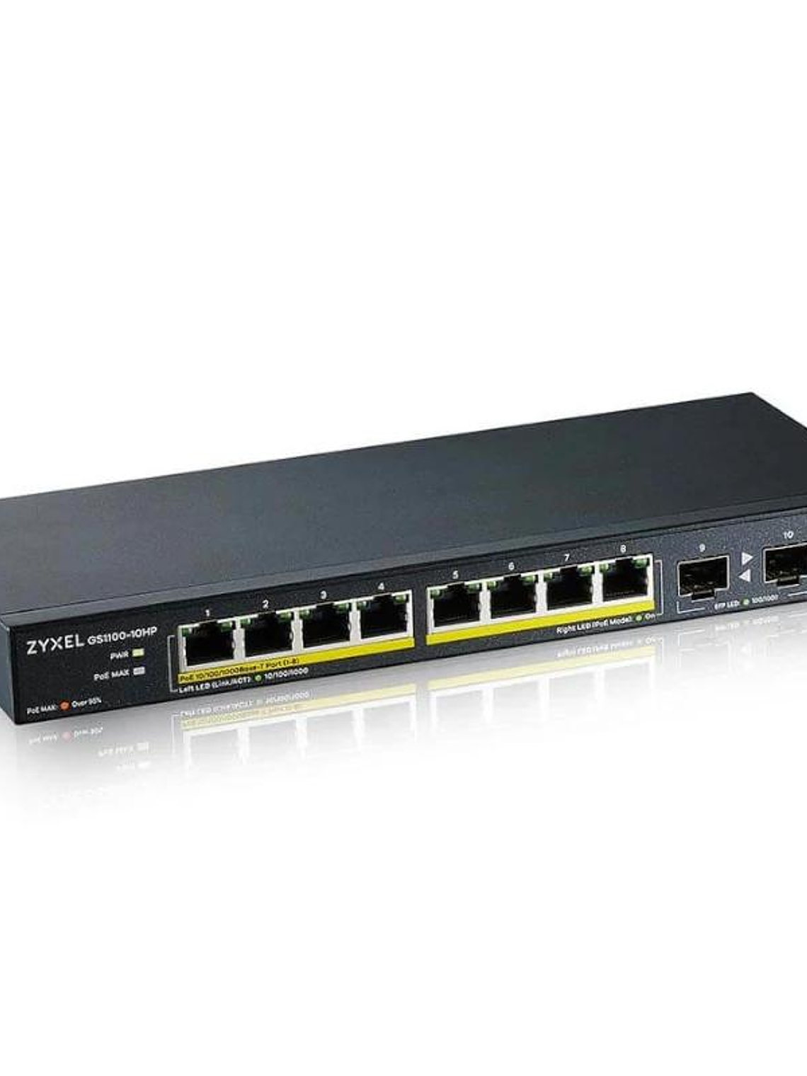 Zyxel GS1100-10HP v2 Switch 8xGbE 120 Watt PoE 3