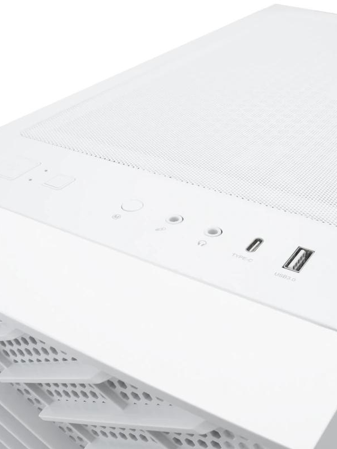 Coolbox Caja Gaming ATX GA300 GRIDLINE White 2