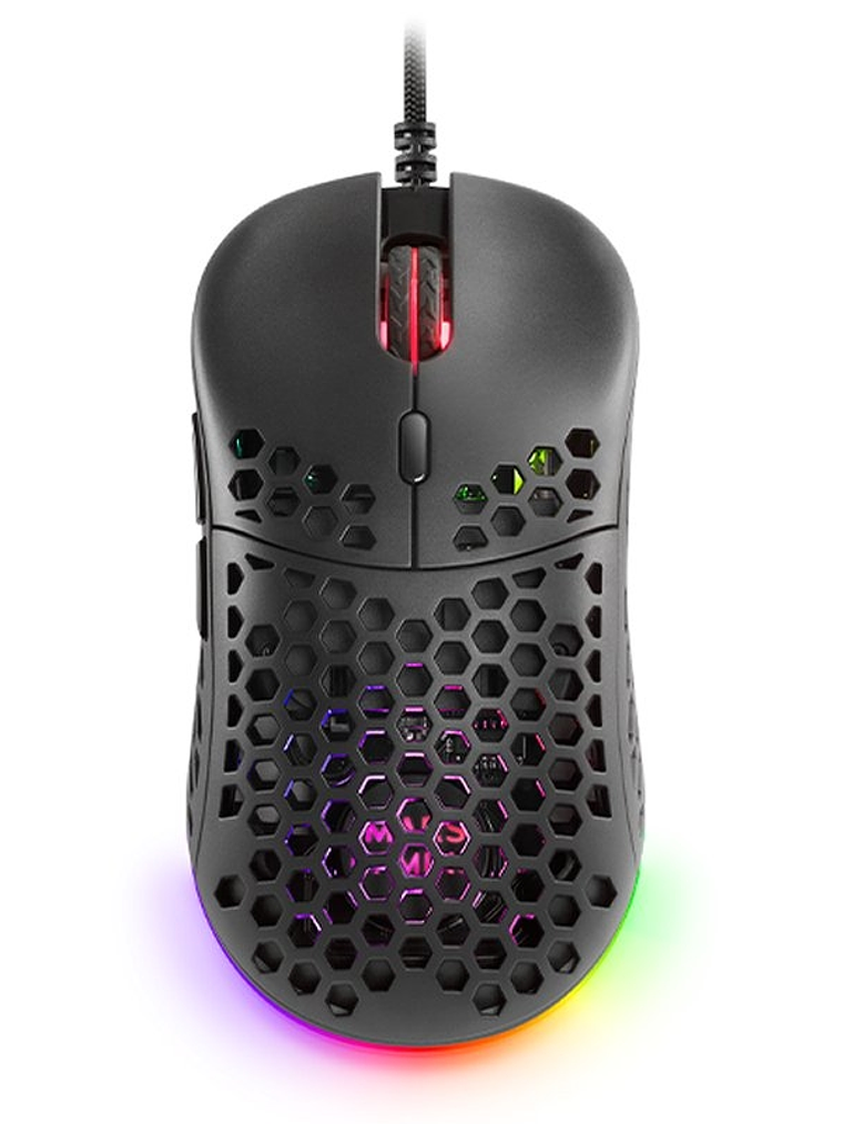 Mars Gaming Raton Gaming ligero RGB negro 1