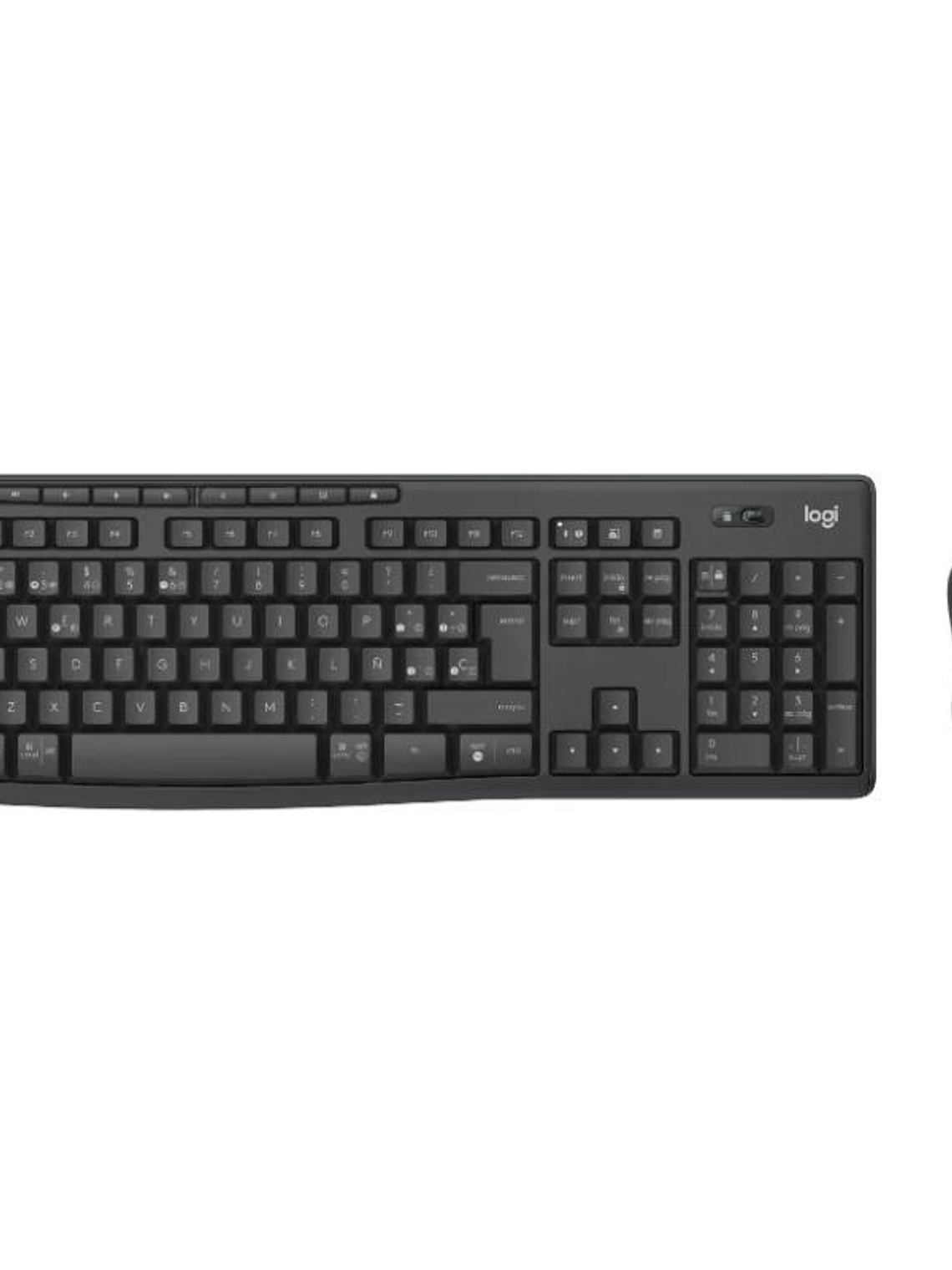 Logitech MK370 Teclado+ Ratón óptico BT 1000dpi 1