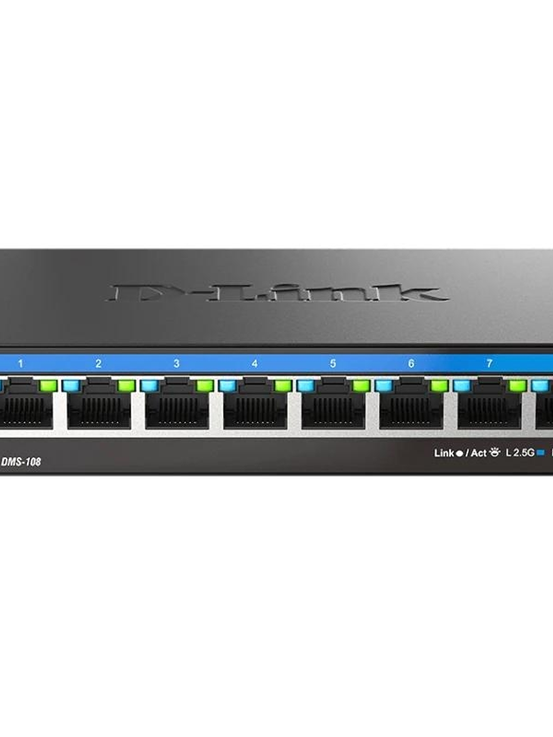 D-Link DMS-108 8x2.5MGb Unmanaged Switch 1