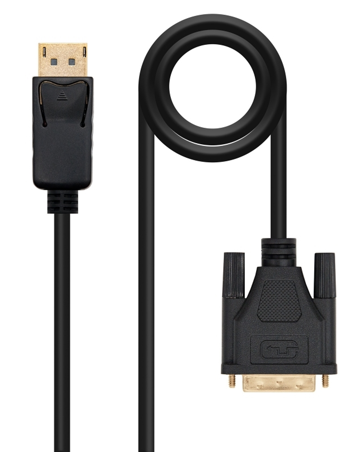 Nanocable Cable Conversor DP a DVI 1 M Negro 1