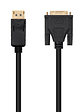 Nanocable Cable Conversor DP a DVI 1 M Negro - Miniatura 2