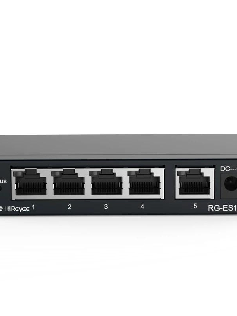 Reyee Unmanaged Switch 5xGb RJ45 Steel Case 2