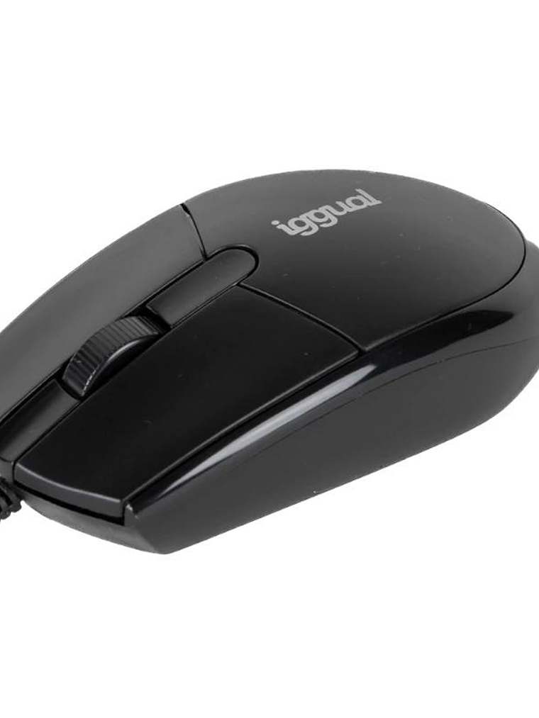 iggual Ratón óptico COM-BASIC3-800DPI negro 2