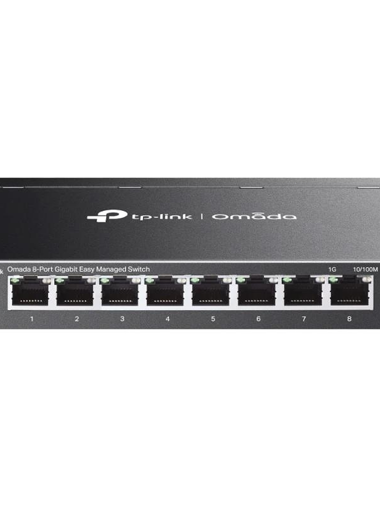 TP-Link ES208G Switch 8xGbE Acero Desktop 1