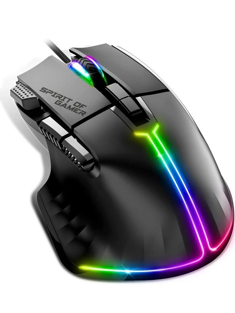 Spirit of Gamer Raton Souris Pro M5 Negro 1
