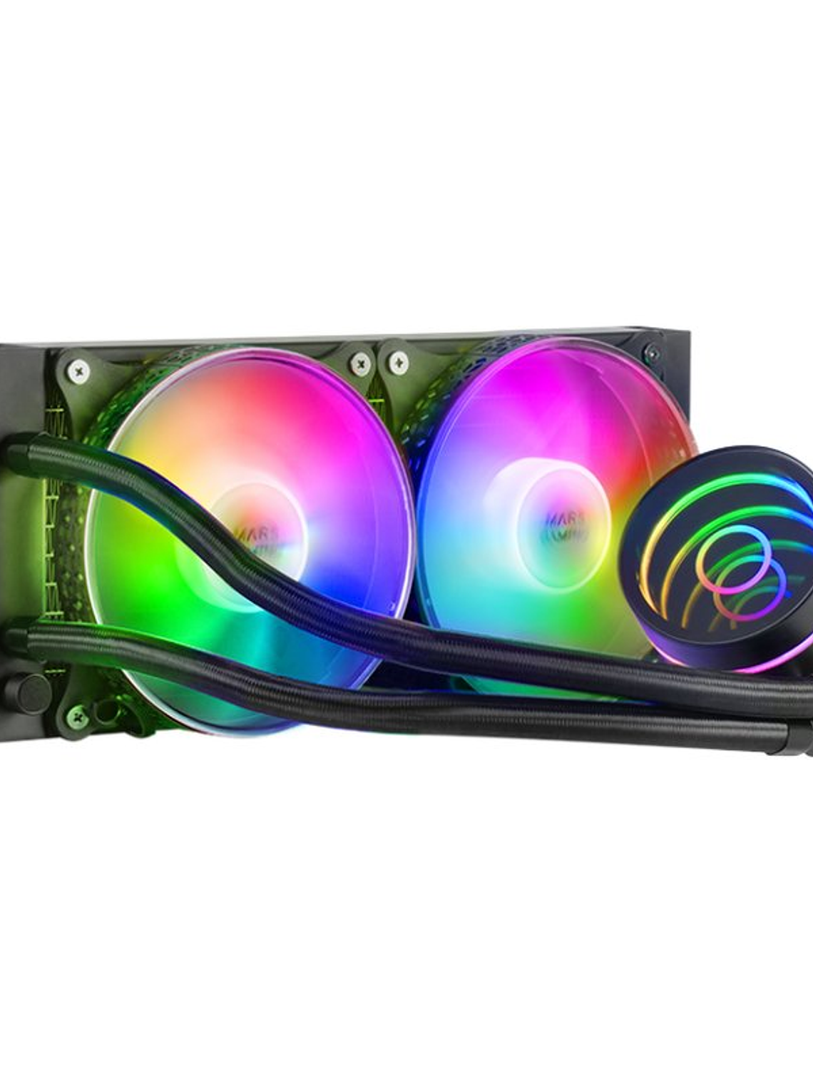 MARS GAMING Refrigeracion  ML-ONE240 2X12CM Black 2