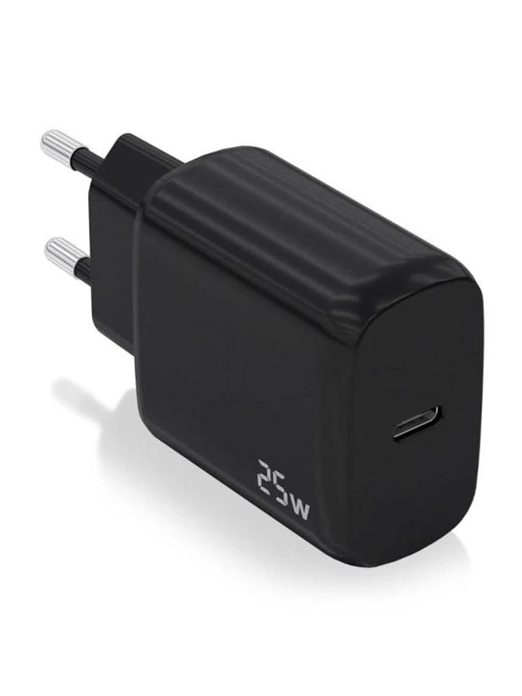 Aisens Cargador 25W USB-C PD3.0 1xUSB-C Negro 1