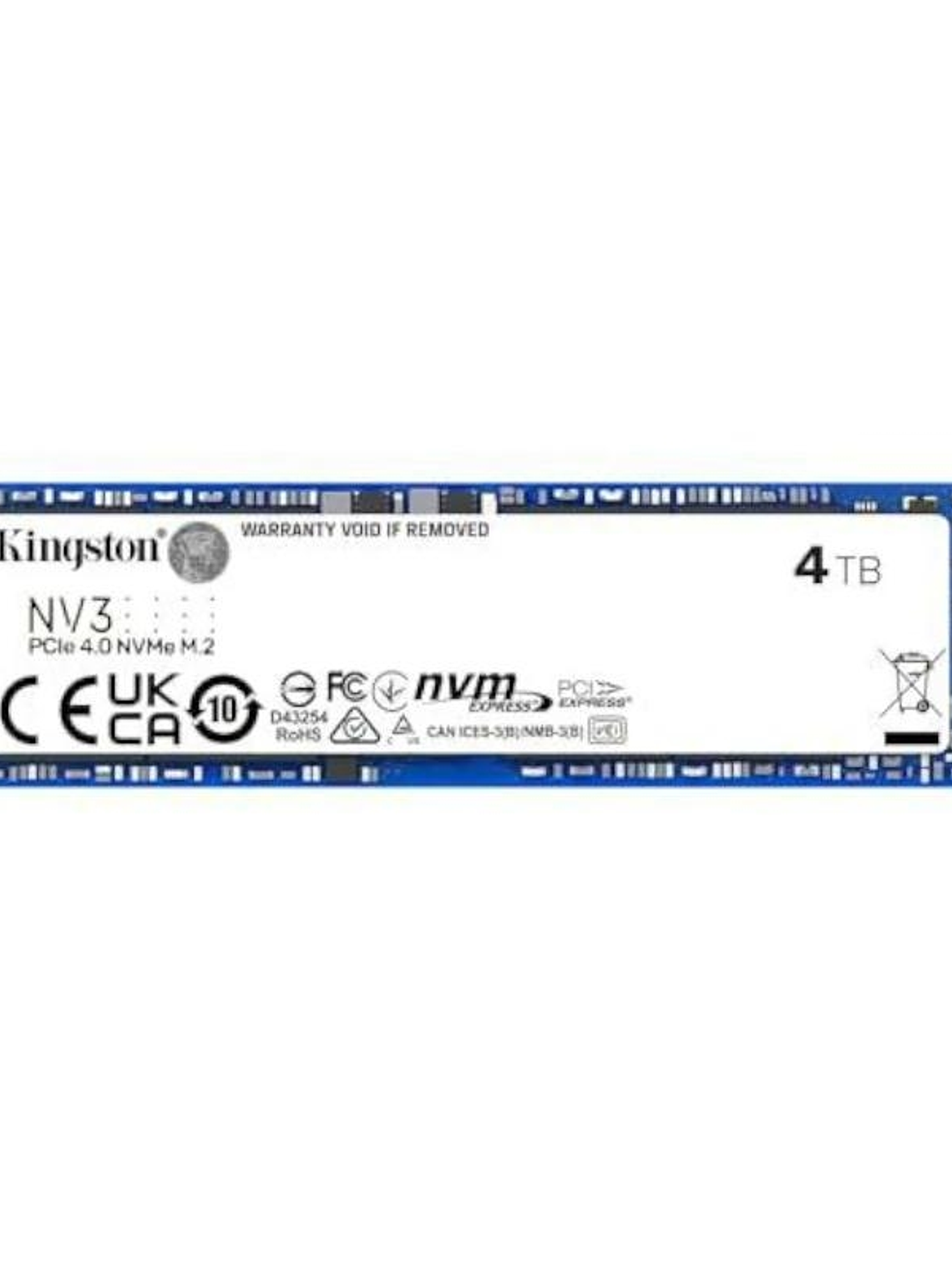 Kingston NV3 SSD 4TB PCIe NVMe Gen 4.0 1