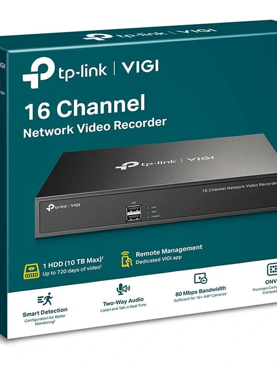 VIGI NVR1016H Grabador IP Rack 01 HDD 16 Canales 2