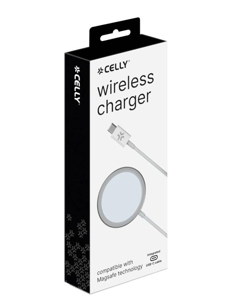 Celly Cargador MAGSAFE 15w Blanco 3